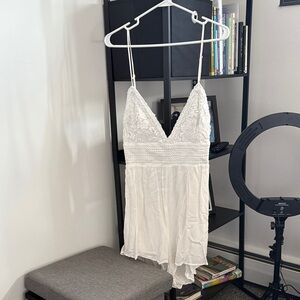 White Lace Romper